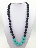 BPA Silicone Heart Bead Teething Necklace for Mom