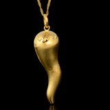 Men Women Jewelry Dubai Pure Pepper Pendant Necklace Chain