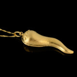 Men Women Jewelry Dubai Pure Pepper Pendant Necklace Chain