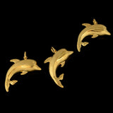 Vacuum Plating Charm Dolphin Pendant Necklace Jewelry