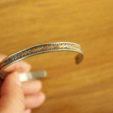Nepal Tibetan Copper Metal 7mm Cuff Bracelet