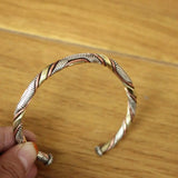 Nepal Jewelry Copper 6mm Cuff Bracelet For Woman