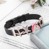 Stainless Steel Heart to Heart Beads Bracelets