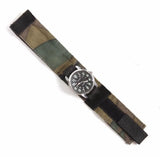 Bracelet Montre Commando Tissu Scratch