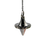 BRASS Metal Pendulum Divination Necklace Pendant Hexagonal Bullet