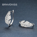 925 Silver Clip Earrings with Cubic Zirconia