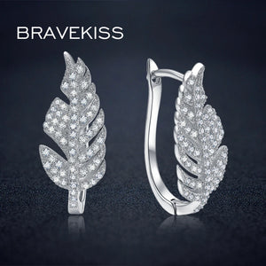 925 Silver Clip Earrings with Cubic Zirconia