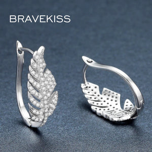 925 Silver Clip Earrings with Cubic Zirconia