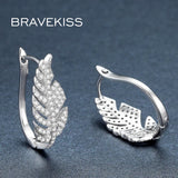 925 Silver Clip Earrings with Cubic Zirconia