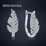 925 Silver Clip Earrings with Cubic Zirconia