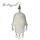 Evil Eye Floral Hamsa Hand Amulets Lucky Charm Wall Hanging Pendant