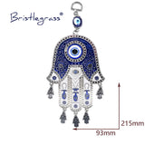 Evil Eye Floral Hamsa Hand Amulets Lucky Charm Wall Hanging Pendant