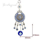 Evil Eye Flower Vine Car Wall Hanging Pendants Pendulum Amulests