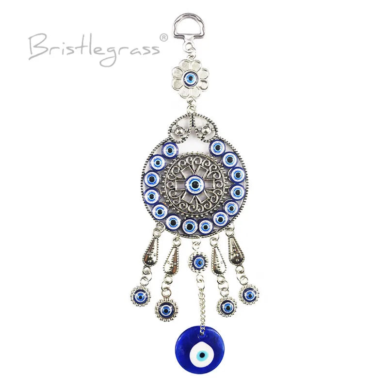 Evil Eye Flower Vine Car Wall Hanging Pendants Pendulum Amulests