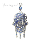 Evil Eye Hamsa Hand Flower Wall Hanging Pendant Amulet