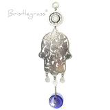 Evil Eye Hamsa Hand Flower Wall Hanging Pendant Amulet