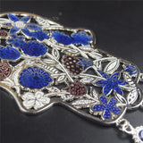 Evil Eye Hamsa Hand Flower Wall Hanging Pendant Amulet