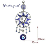 Evil Eye Sun Moon Star Elephant Amulets Lucky Charm Wall Hanging Pendants