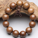 BRO806 Golden Silk Sandalwood Bracelets for Men 20mm