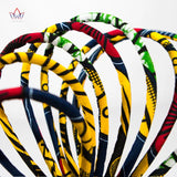 BRW Ankara Fabric Multi-layered Bib Necklace