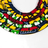 BRW Ankara Fabric Multi-layered Bib Necklace
