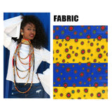 BRW Ankara Necklaces Chokers African Wax Print Fabric Handmade Jewelry