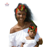 African Ankara Head Wraps For Women And Baby African Wax Print Fabric Head Bands