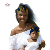 African Ankara Head Wraps For Women And Baby African Wax Print Fabric Head Bands