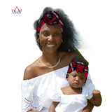 African Ankara Head Wraps For Women And Baby African Wax Print Fabric Head Bands