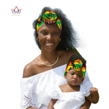 African Ankara Head Wraps For Women And Baby African Wax Print Fabric Head Bands