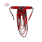 African Ankara Conversion Piece Rope Necklace