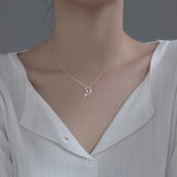 925 Sterling Silver Dolphin Pendant Necklace Dainty Jewelry for Women Girls
