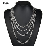 Classic Stainless Steel Long Chain Necklace for Men Women
