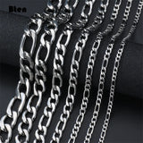 Classic Stainless Steel Long Chain Necklace for Men Women