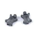 28Pcs Hematite Tortoise Shape Stone Beads for DIY Jewelry Making