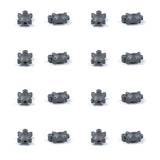 28Pcs Hematite Tortoise Shape Stone Beads for DIY Jewelry Making