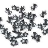 28Pcs Hematite Tortoise Shape Stone Beads for DIY Jewelry Making