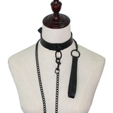 Exaggerated Hand Holding Rope Collar Neck Scarf Traction Belt