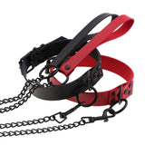 Exaggerated Hand Holding Rope Collar Neck Scarf Traction Belt