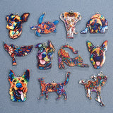 Bulldog/Dog Pet Enamel Charm Pendant 30-45mm