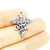30pcs Zinc Alloy DA Charms Antique Tone Medical Pendant 18*21MM