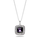 Bullying Support Charm Antique Silver Plated Crystal Jewelry