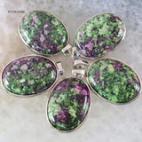 25x35MM Natural Red Zoisite Pendant for Necklace