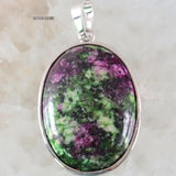 25x35MM Natural Red Zoisite Pendant for Necklace