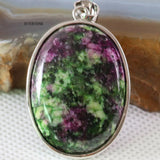 25x35MM Natural Red Zoisite Pendant for Necklace