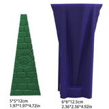 BX0C Triangular Epoxy Soap Mold for DIY Decoration