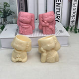 Mini Geometric Girl Silicone Mold for Succulent Plants Pot