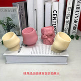Mini Geometric Girl Silicone Mold for Succulent Plants Pot