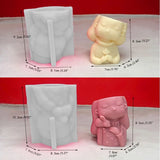 Mini Geometric Girl Silicone Mold for Succulent Plants Pot