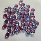 20pcs 9mm Round Brilliant Cut Fancy Crystal Loose Gemstone for Earring